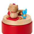 Japan Sanrio Original Wooden Music Box - Hello Kitty : Lucky Item - 5