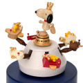 Japan Sanrio Original Wooden Music Box - Snoopy : Amusement Park - 4