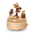 Japan Sanrio Original Wooden Music Box - Cat - 1