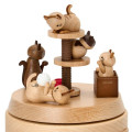 Japan Sanrio Original Wooden Music Box - Cat - 4