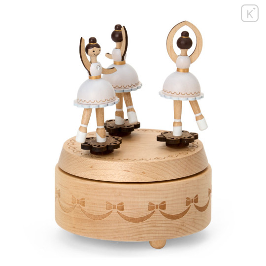 Japan Sanrio Original Wooden Music Box - Ballerina - 2