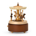 Japan Sanrio Original Wooden Music Box - Merry Go Round - 2
