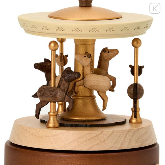 Japan Sanrio Original Wooden Music Box - Merry Go Round - 4