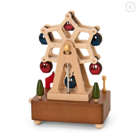 Japan Sanrio Original Wooden Music Box - Ferris Wheel - 2