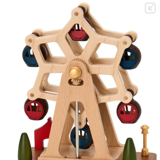 Japan Sanrio Original Wooden Music Box - Ferris Wheel - 5