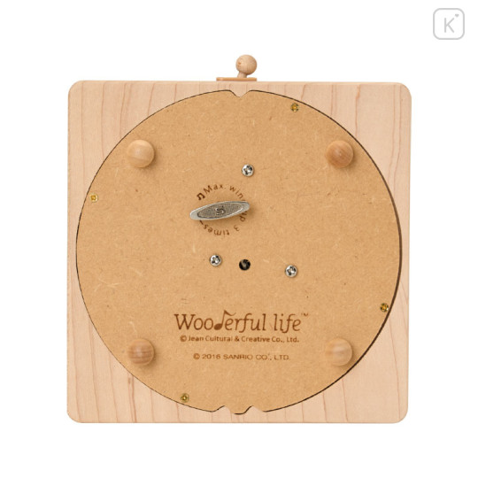 Japan Sanrio Original Wooden Music Box - Station and Train - 3