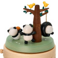 Japan Sanrio Original Wooden Music Box - Playing Panda - 5