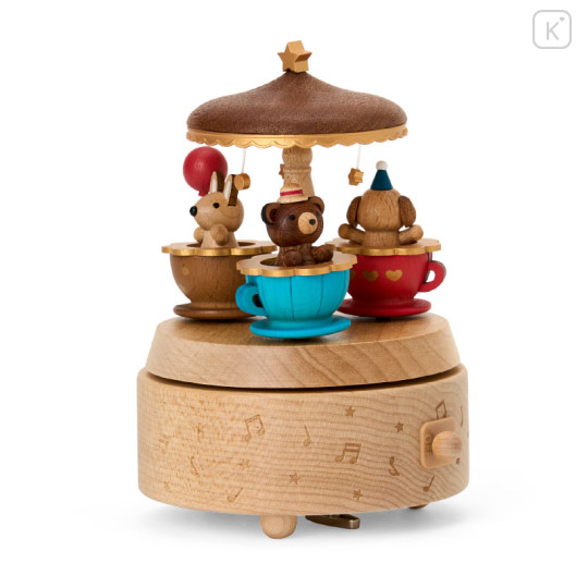 Japan Sanrio Original Wooden Music Box - Coffee Cup - 1