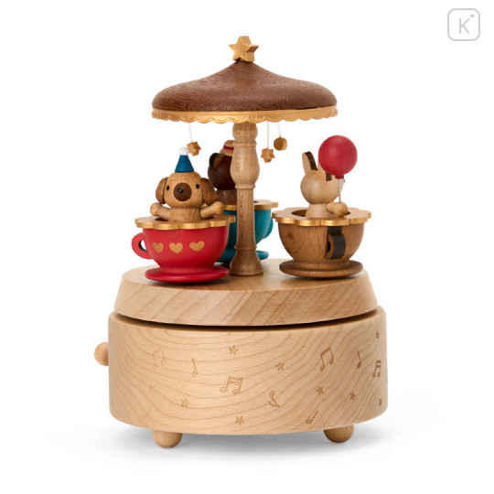 Japan Sanrio Original Wooden Music Box - Coffee Cup - 2