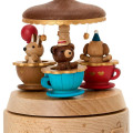 Japan Sanrio Original Wooden Music Box - Coffee Cup - 4