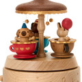 Japan Sanrio Original Wooden Music Box - Coffee Cup - 5