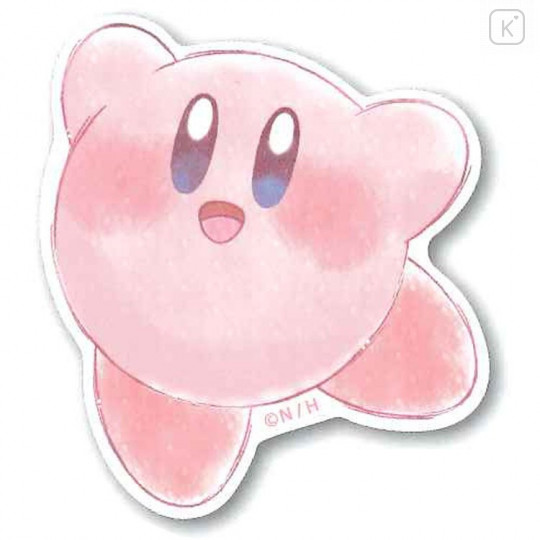Japan Kirby Big Sticker - Happy - 1