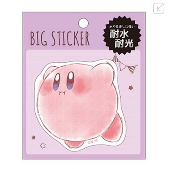 Japan Kirby Big Sticker - Flying - 1