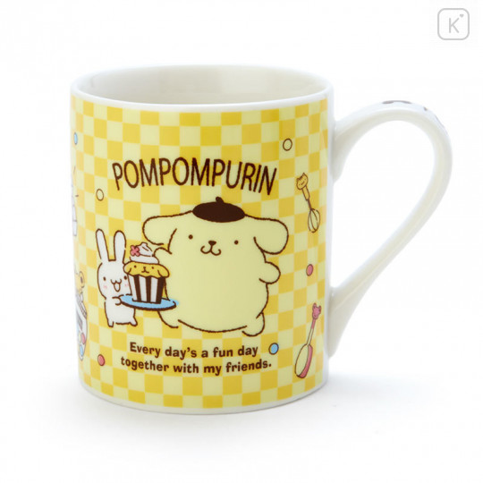 Japan Sanrio Mug - Pompompurin & Cake - 1