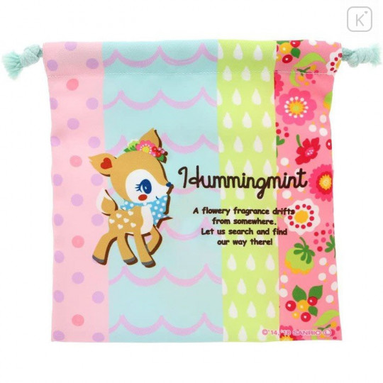 Japan Sanrio Drawstring Bag (S) - Hummingmint - 2