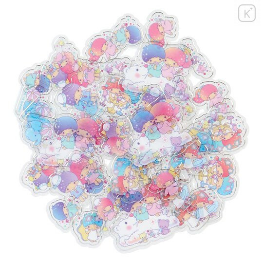 Japan Sanrio Summer Stickers with T-shirt Bag - Little Twin Stars - 2