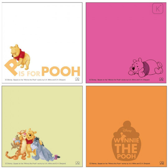 Japan Disney Sticky Notes - Winnie The Pooh - 7
