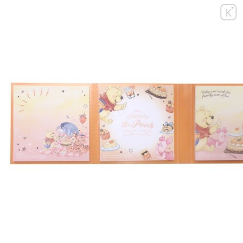 Japan Disney Sticky Notes - Winnie The Pooh Party - 3