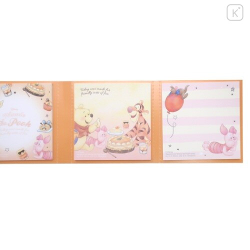 Japan Disney Sticky Notes - Winnie The Pooh Party - 4