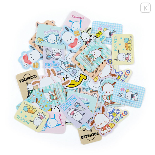 Japan Sanrio Stickers with Mini Paper Bag - Pochacco - 2