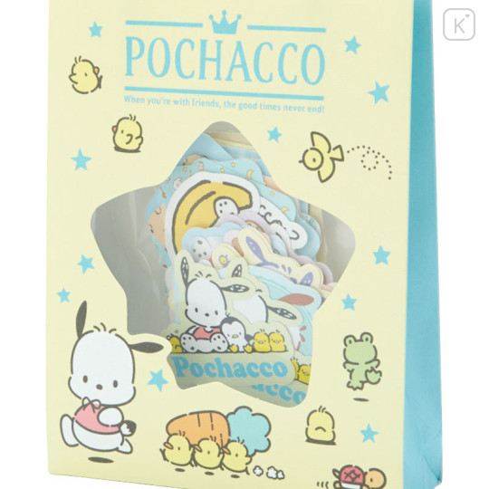 Japan Sanrio Stickers with Mini Paper Bag - Pochacco - 3