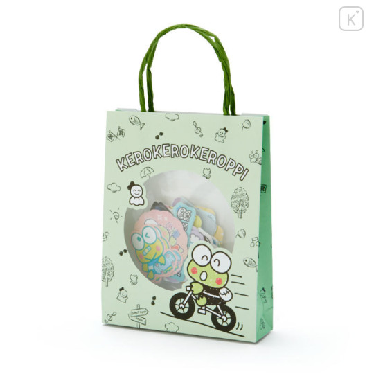 Japan Sanrio Stickers with Mini Paper Bag - Keroppi - 1