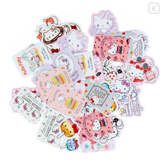 Japan Sanrio Stickers with Mini Paper Bag - Hello Kitty - 2