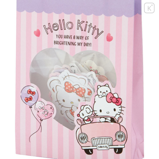 Japan Sanrio Stickers with Mini Paper Bag - Hello Kitty - 3