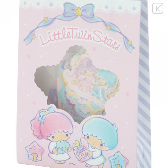 Japan Sanrio Stickers with Mini Paper Bag - Little Twin Stars - 3
