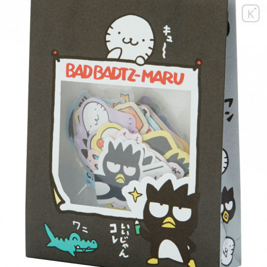 Japan Sanrio Stickers with Mini Paper Bag - Bad Badtz-Maru - 3