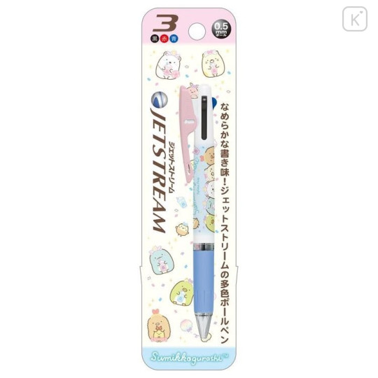 Japan San-X Jetstream 3 Color Multi Ballpoint Pen - Sumikko Gurashi : Tapioca Park Drinks - 1