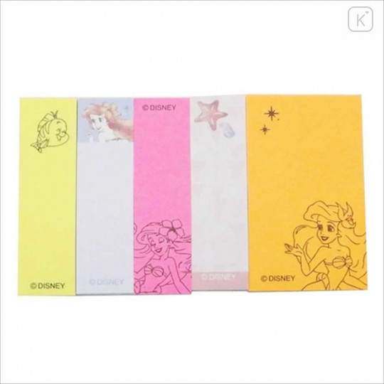 Japan Disney Sticky Notes with Mini Folder - Ariel - 2
