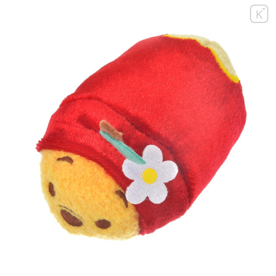 Japan Disney Store Tsum Tsum Mini Plush (S) - Pooh × Apple - 5