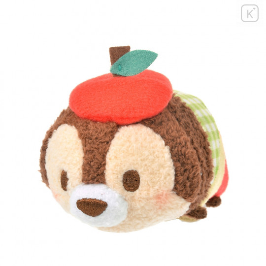 Japan Disney Store Tsum Tsum Mini Plush (S) - Chip × Apple - 1
