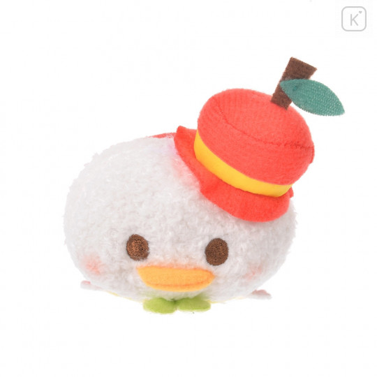 Japan Disney Store Tsum Tsum Mini Plush (S) - Donald Duck × Apple - 2