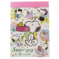 Japan Peanuts Mini Notepad - Snoopy & Friends - 1