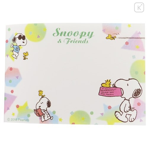 Japan Peanuts Mini Notepad - Snoopy & Friends - 3