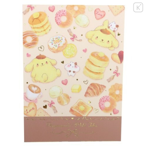 Japan Sanrio × Miki Takei Mini Notepad - Pompompurin - 1