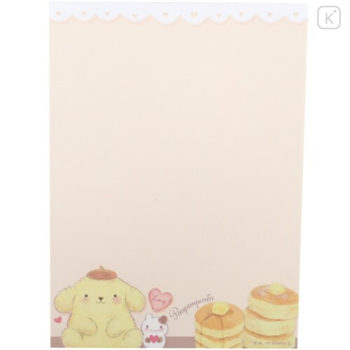 Japan Sanrio × Miki Takei Mini Notepad - Pompompurin - 2