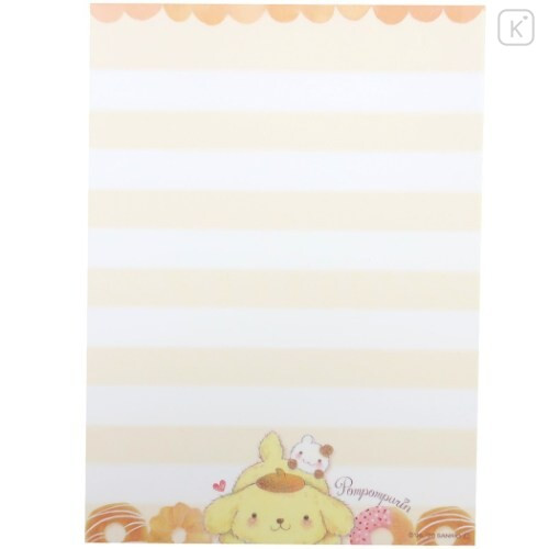 Japan Sanrio × Miki Takei Mini Notepad - Pompompurin - 3
