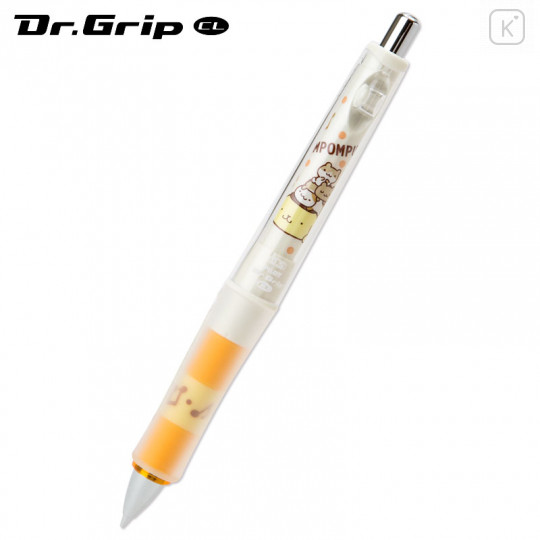 Japan Sanrio Dr. Grip Play Border Mechanical Pencil - Pompompurin / Musical Note - 2