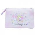 Japan Disney 3 Pocket Pouch (L) - Little Fairy Tale Rapunzel - 4