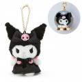 Japan Sanrio Necklace & Mascot Charm Gift Set - Kuromi - 1