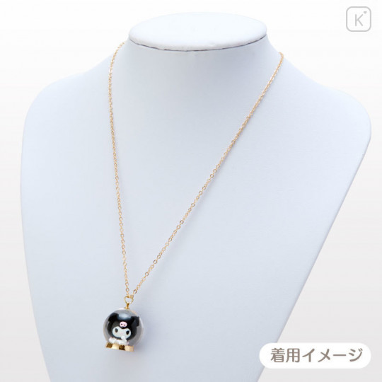 Japan Sanrio Necklace & Mascot Charm Gift Set - Kuromi - 2
