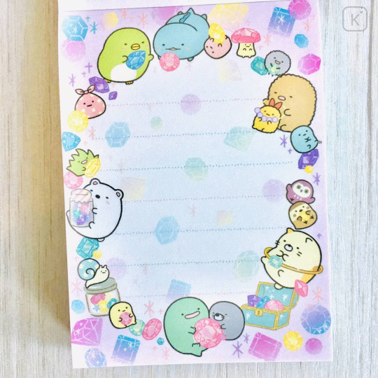 Japan San-X Mini Notepad - Sumikko Gurashi : Mogura Home B - 2