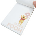 Japan Disney A6 Notepad - Winnie The Pooh & Friends - 2