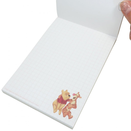 Japan Disney A6 Notepad - Winnie The Pooh & Friends - 3