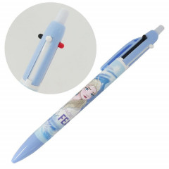 Japan Disney 2+1 Multi Color Ball Pen & Mechanical Pencil - Elsa Face Your Fear