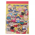 Japan Crayon Shin-chan Mini Notepad - Friends Yellow - 1