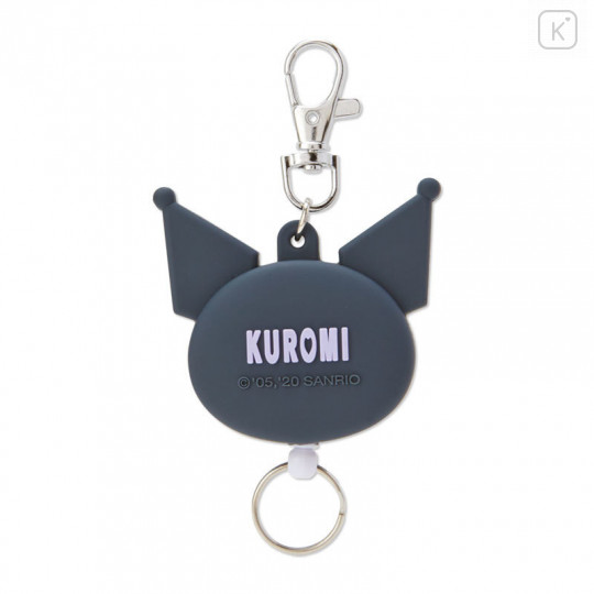 Japan Sanrio Reel Keychain - Kuromi - 2